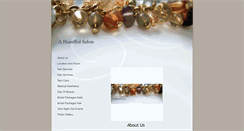 Desktop Screenshot of ahandfulsalon.com